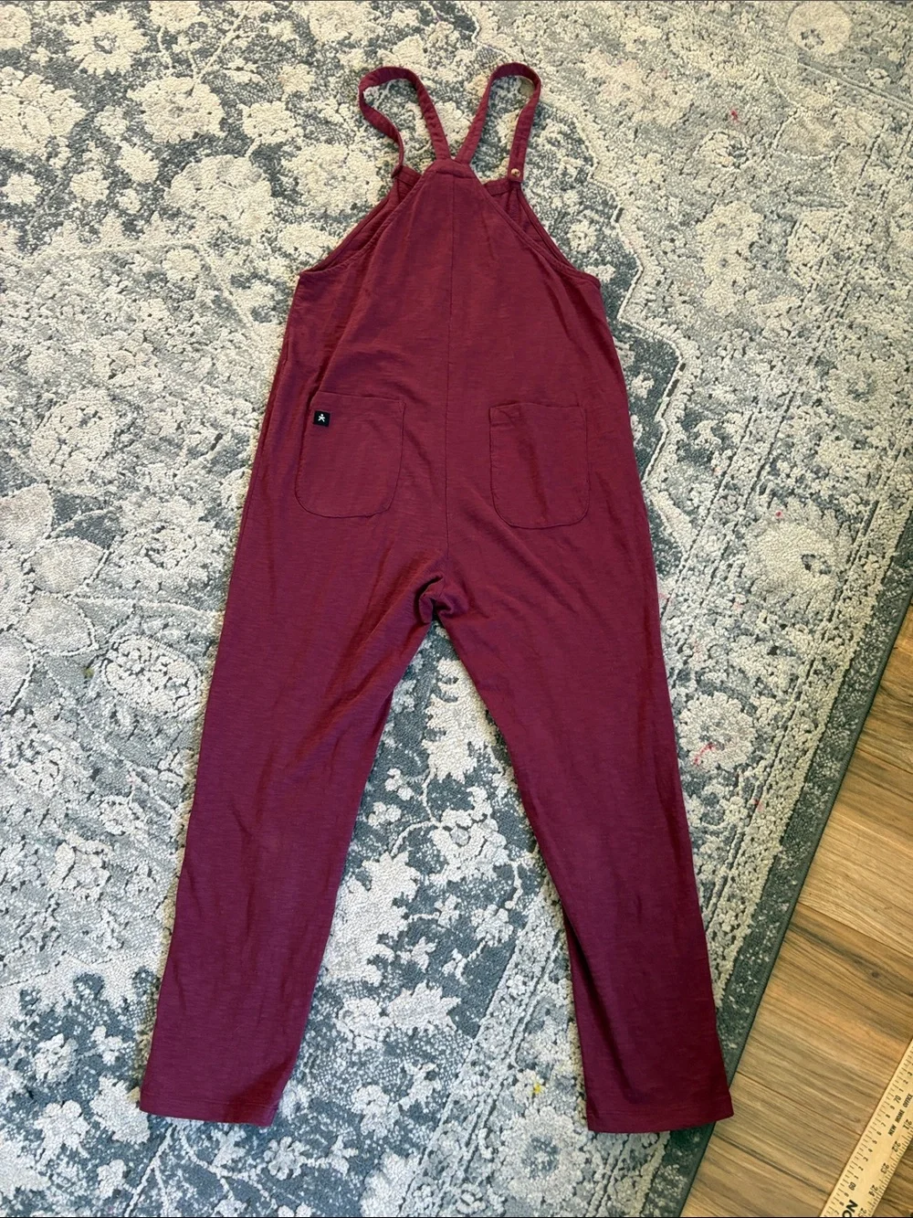 KNOWN Supply  Rhythm Overalls Romper Jumpsuit Size small organic - Picture 2 of 9